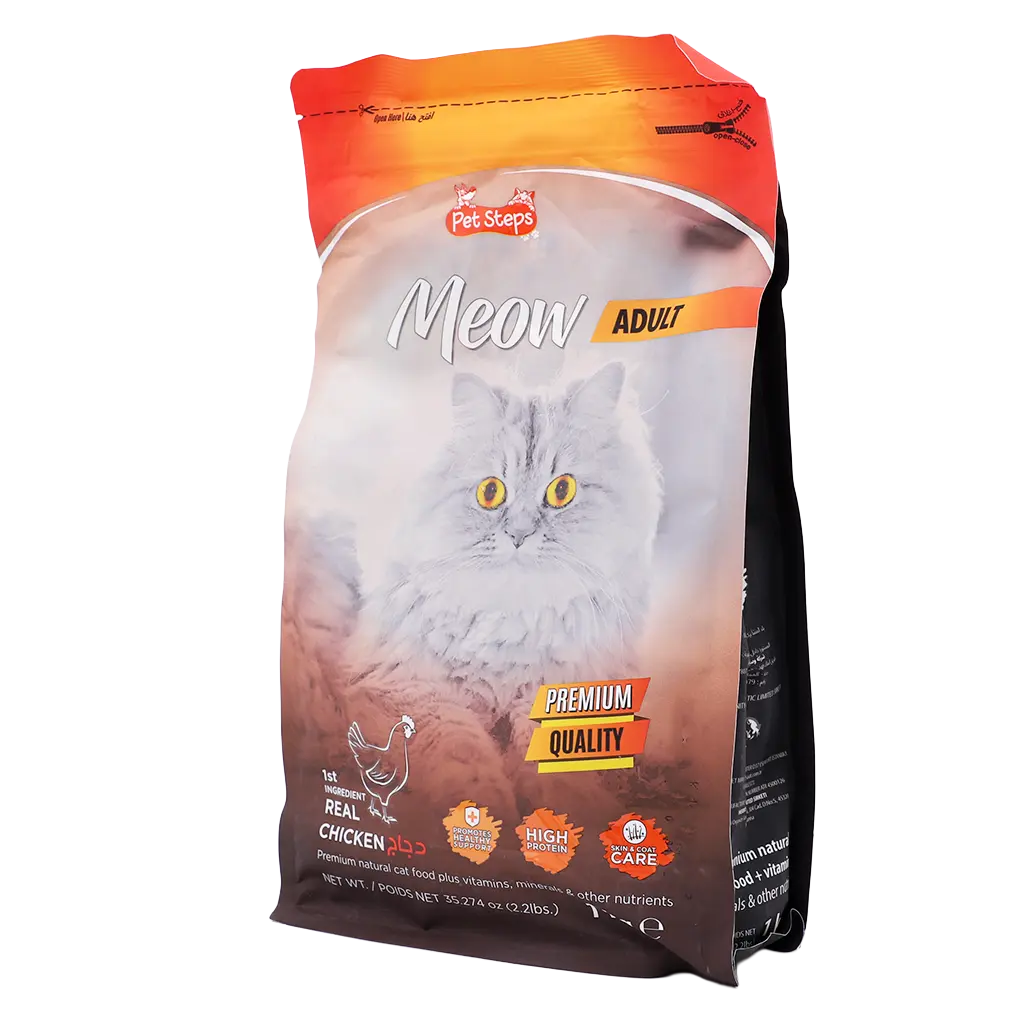 Meow Dry Food for Cats with Chicken 1 kg - view 1