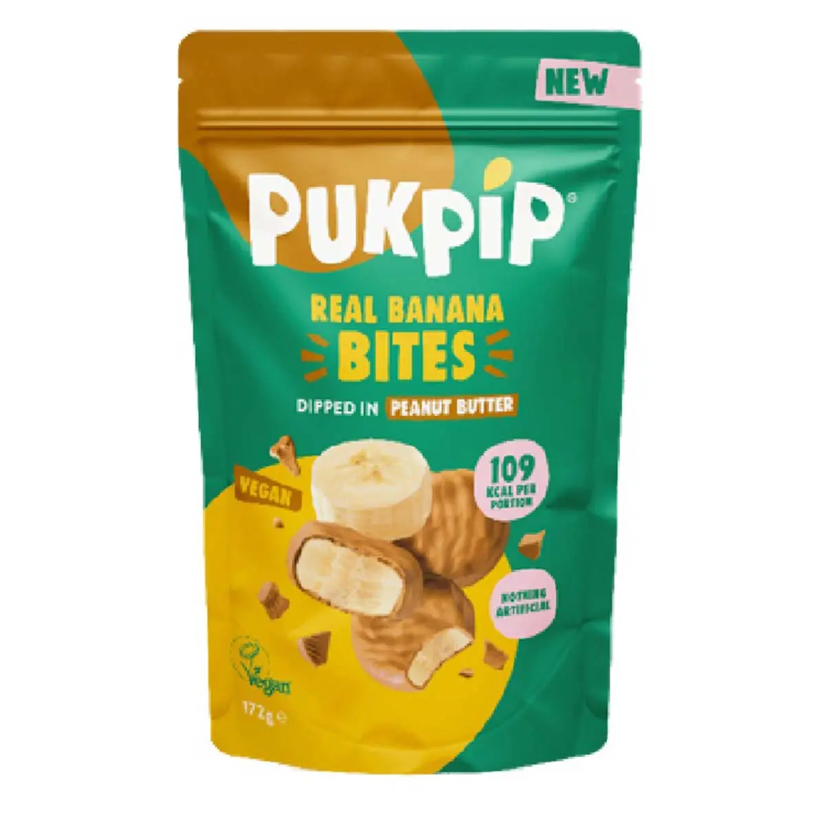 Pukpip Frozen Banana Bites Dipped in Peanut Butter 175 gm - view 1