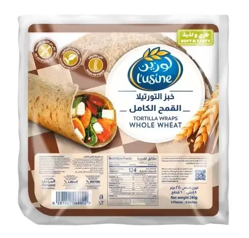 Lusine Tortilla Wraps Whole Wheat 240 Gm - view 1