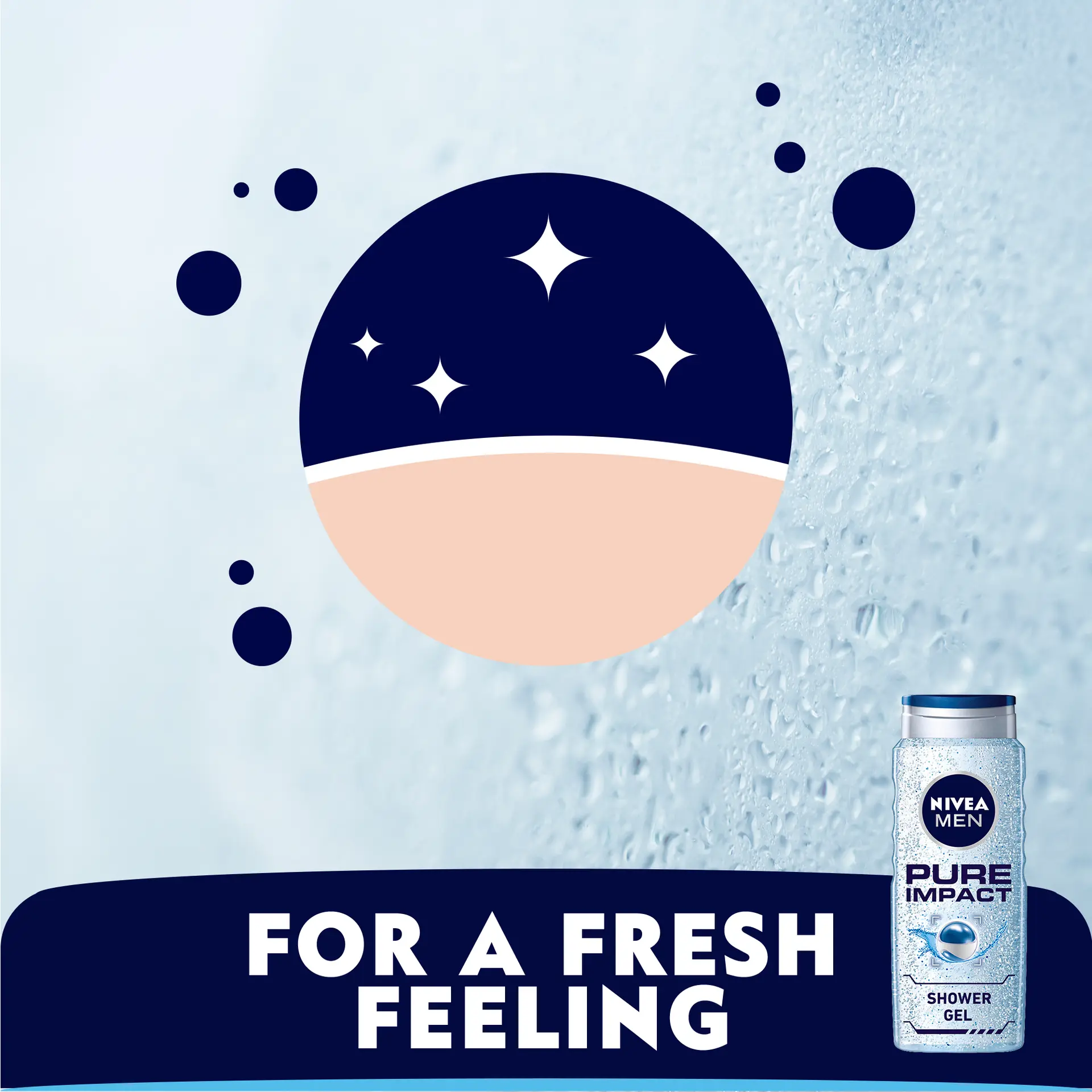Nivea Shower Gel Pure Impact 500 ml - view 3