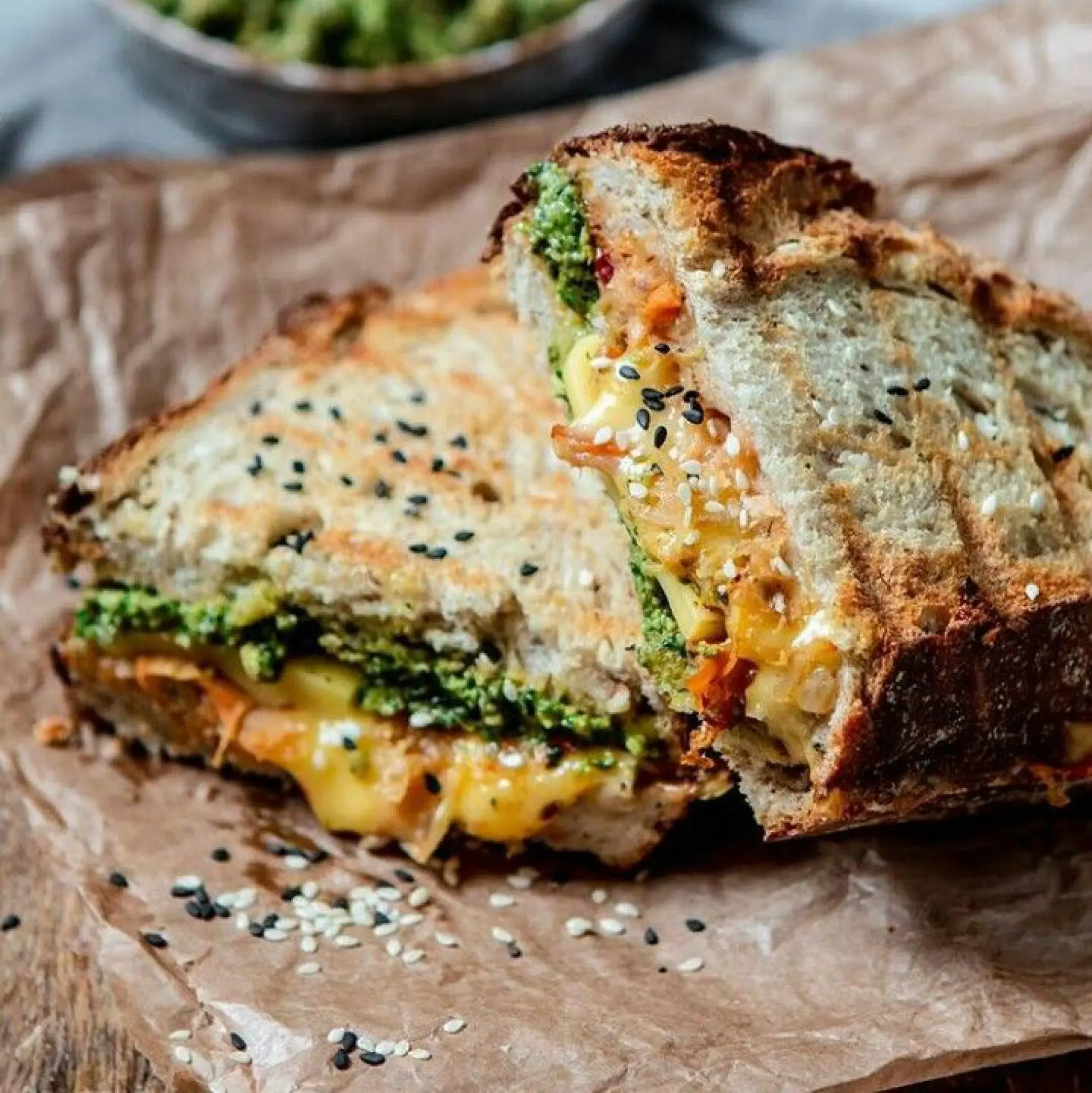 Mekhbaz Sourdough Sesame and Nigella Seeds 750 gm - view 5