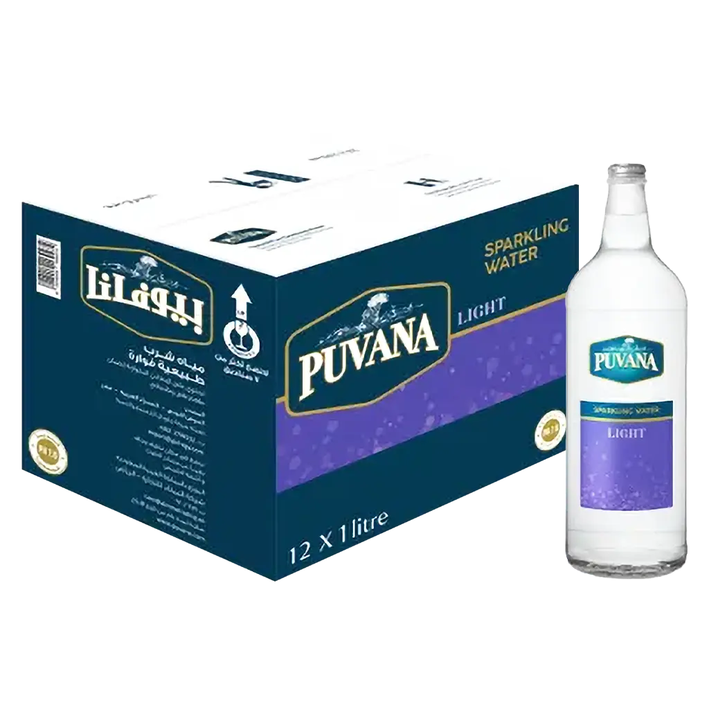 Puvana Sparkling Water Light 12 pcs 1 L - view 1