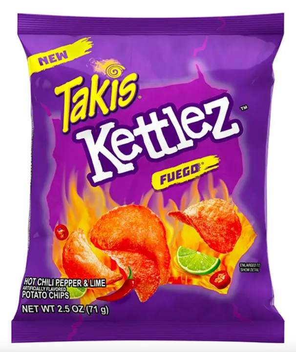 Takis Potato Chips Kettlez Fuego 71 Gm - view 1