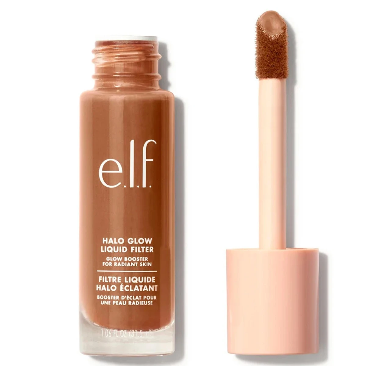 Elf Foundation Hello Glow Liquid Filter 6 Tan Deep 