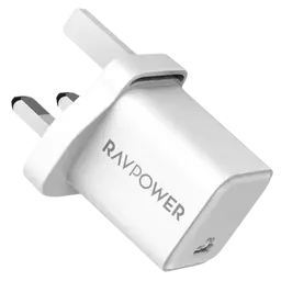 راف بورRP-PC169 شاحن جداري PD 30 W ابيض