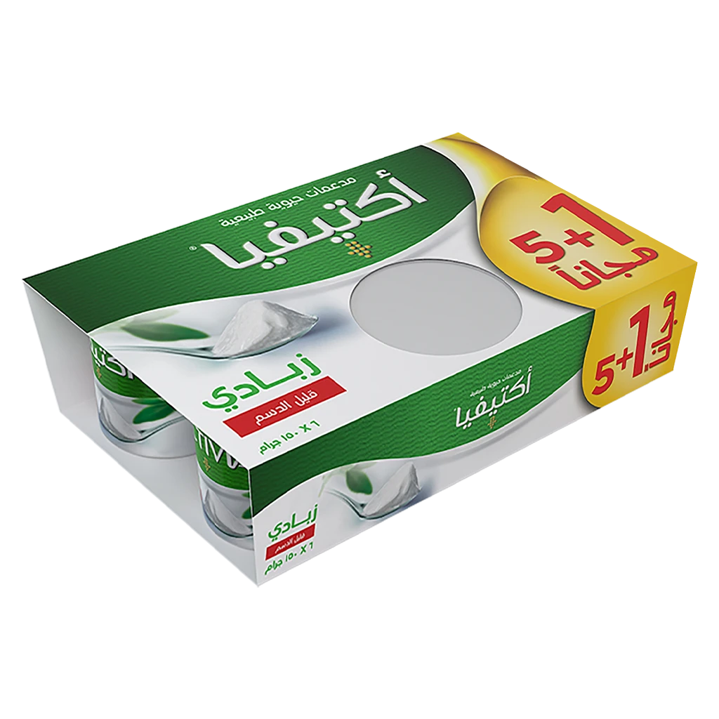 Activia Yoghurt Low Fat 6 pcs 150 gm