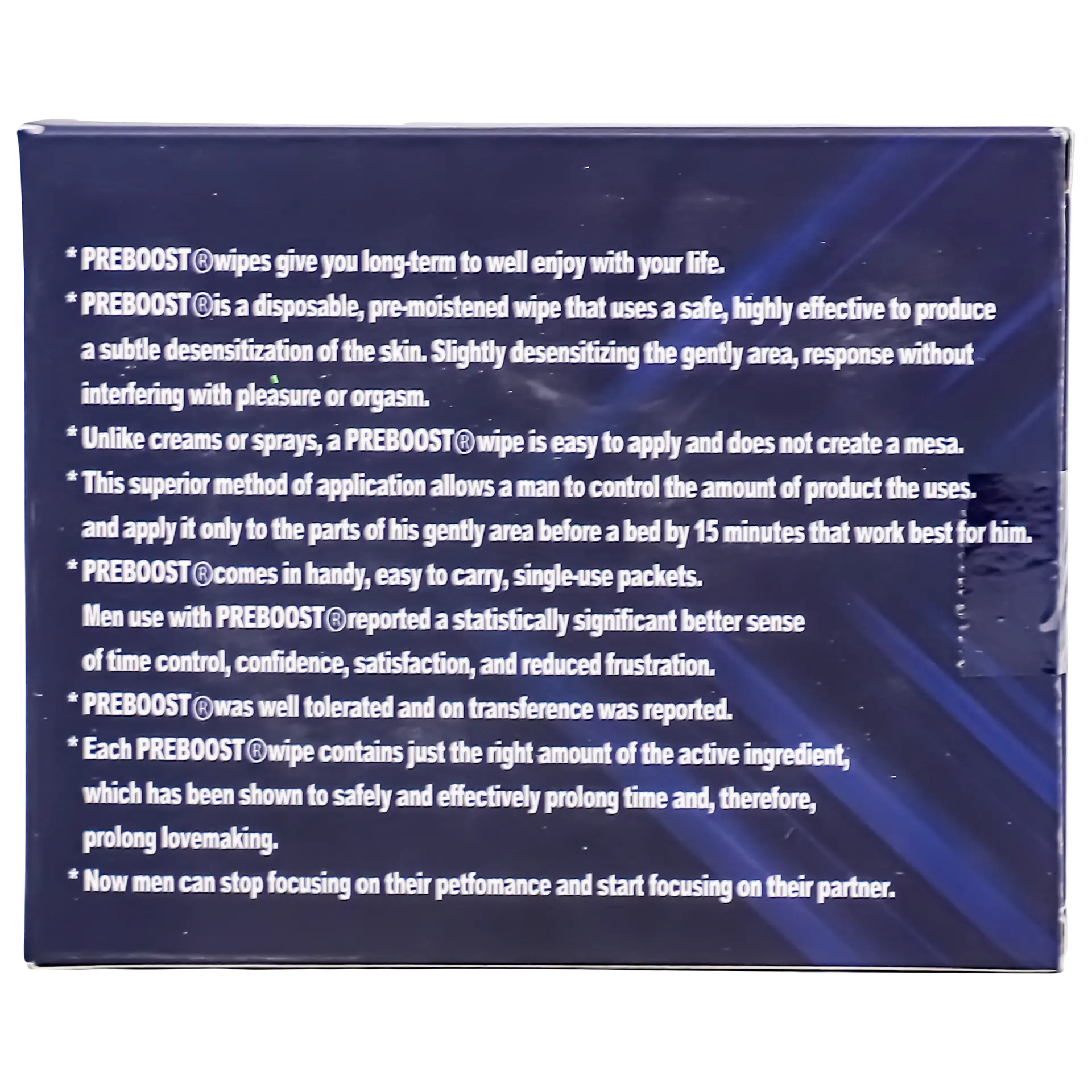 Preboost Control Men Wipes Single use 6 pcs - view 3