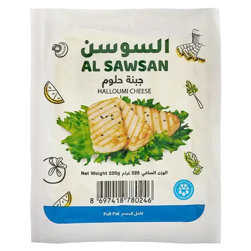 Al Sawsan Full Fat Halloumi Cheese 225 gm - view 1