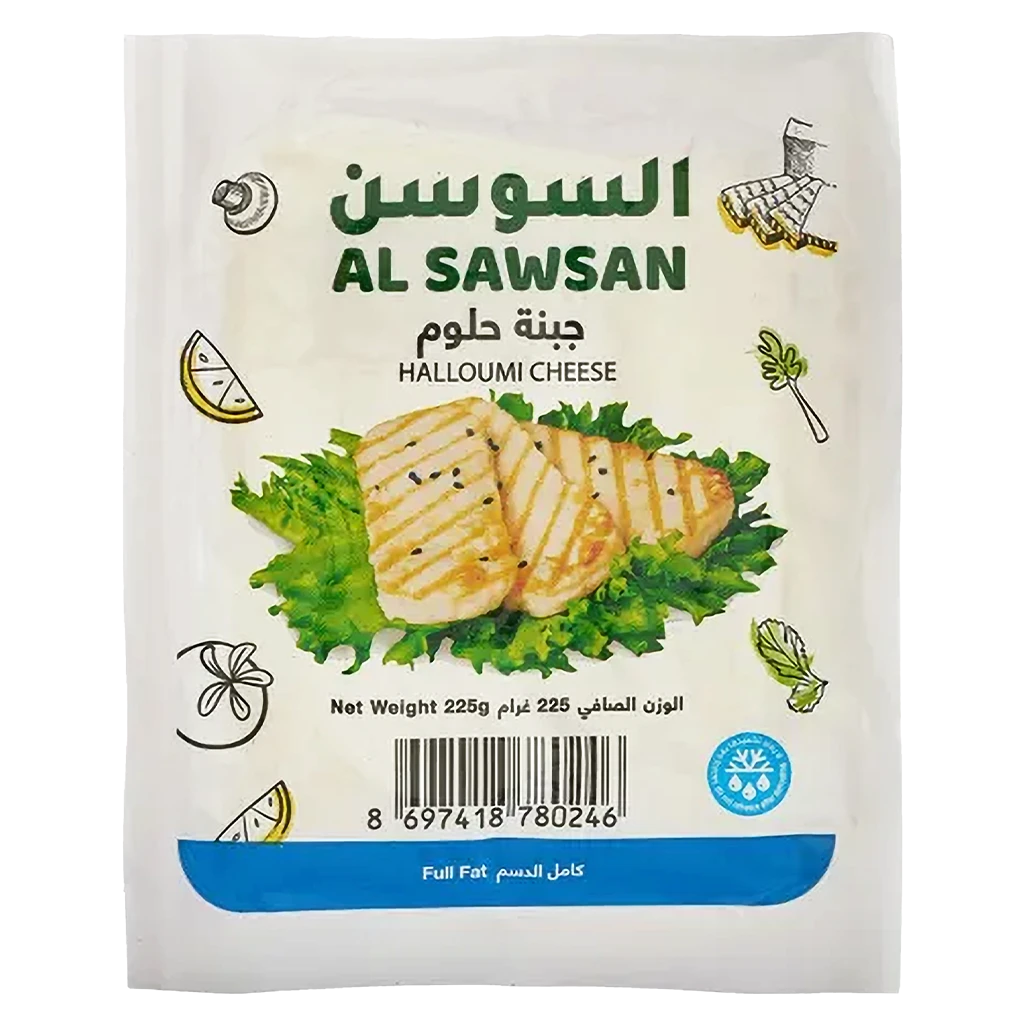 Al Sawsan Full Fat Halloumi Cheese 225 gm