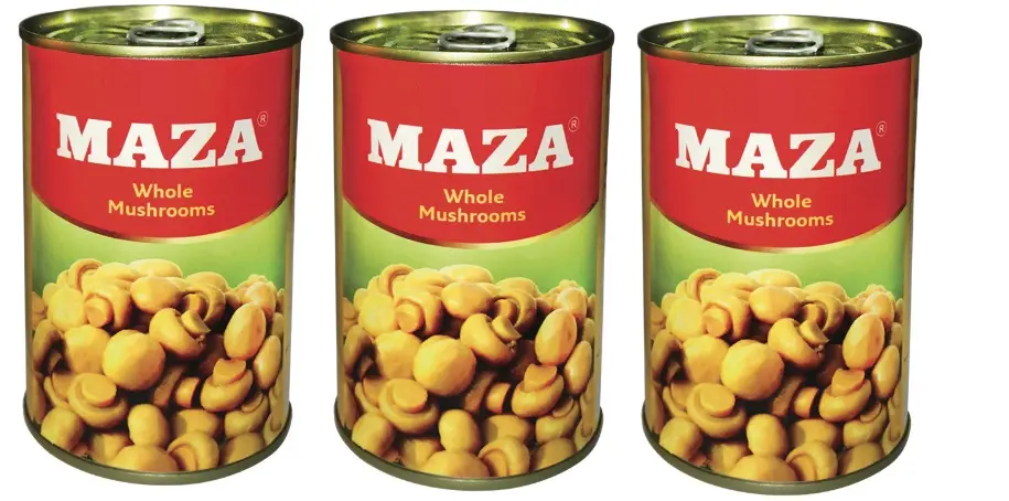 Maza Whole Mushroom Can 400GmX3 - view 1
