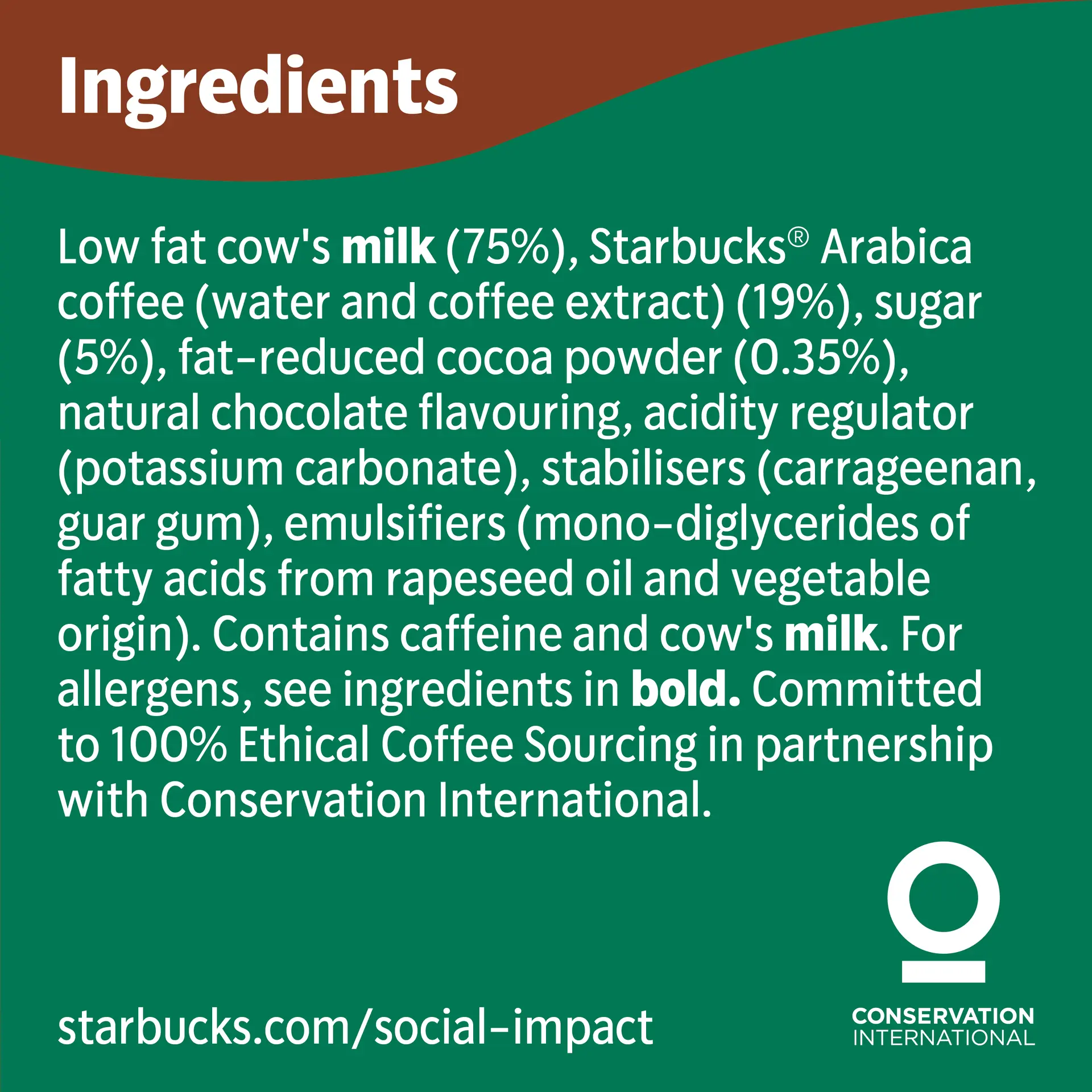 Starbucks Chocolate Mocha Ice Coffee 220 ml  - view 3