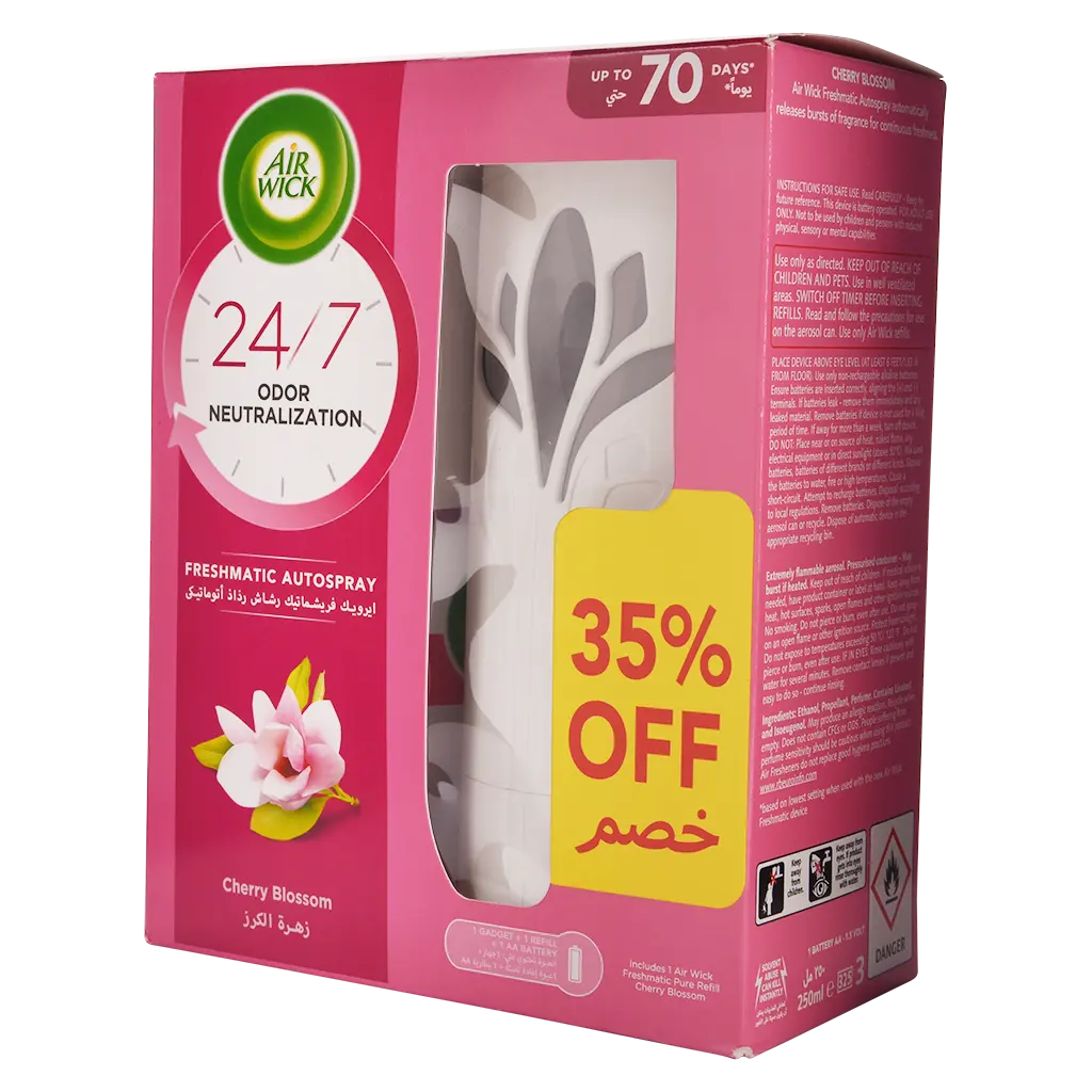 Air Wick Pure Freshmatic Auto Spray Pure Cherry Blossom 250 ml - view 1