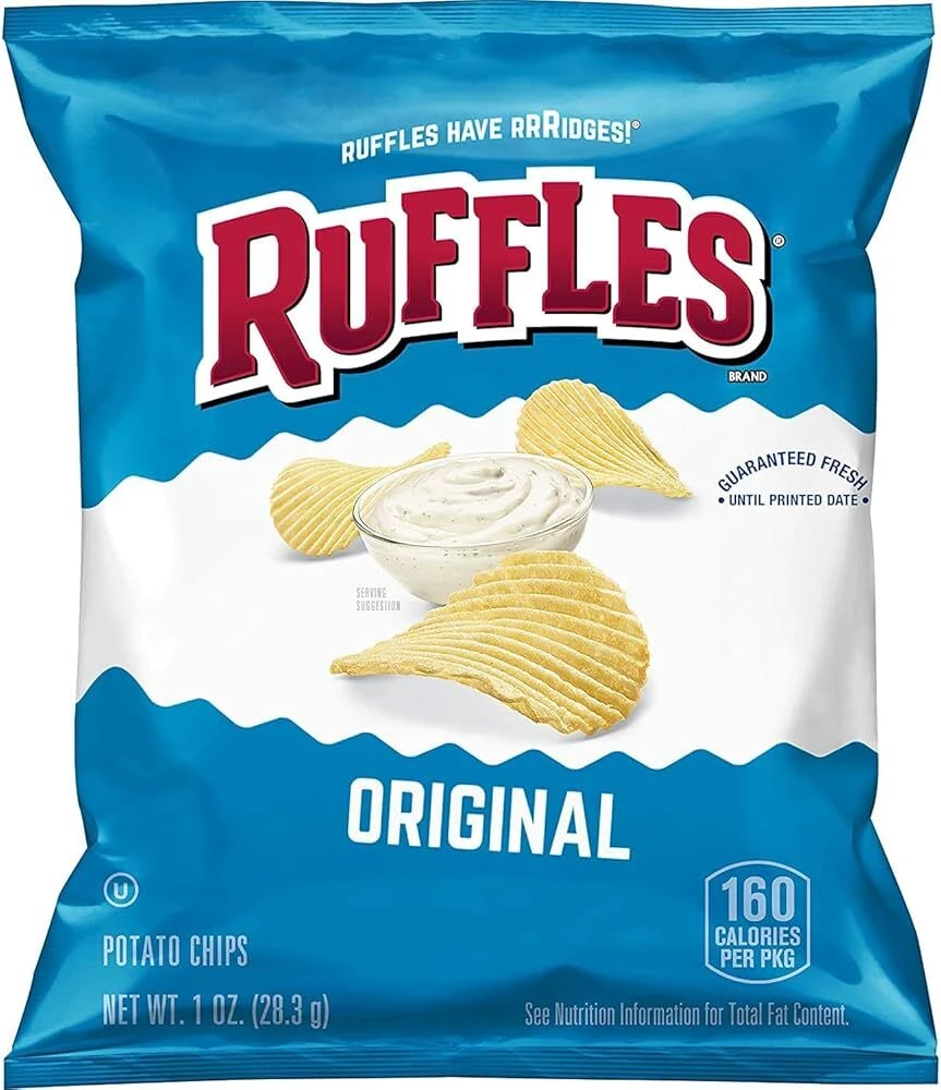 Ruffles Original Potato Chips 28.3 gm