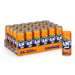 Fanta Carbonated Soft Drink Orange  24 pcs 320 ml