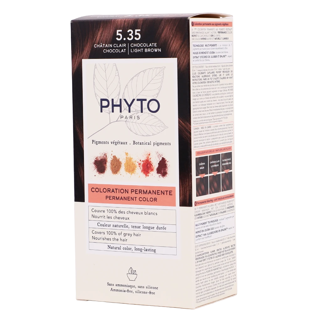 Phyto Color Hair Dye 5.35 Chocolate Light Brown