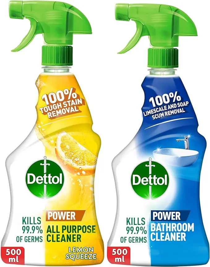 Dettol all Purpose Cleaner lemon + Bathroom Cleaner Trigger Spray  500 ml  2 pcs - view 1