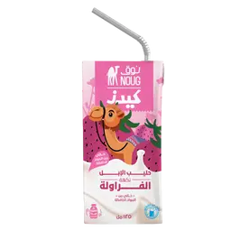 Noug  Long Life Strawberry Camel Milk 125 ml