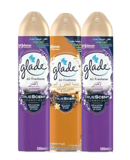 Glade Air Freshener Spray Lavender + Amber & Oud 300 Ml 2+1Free - view 1