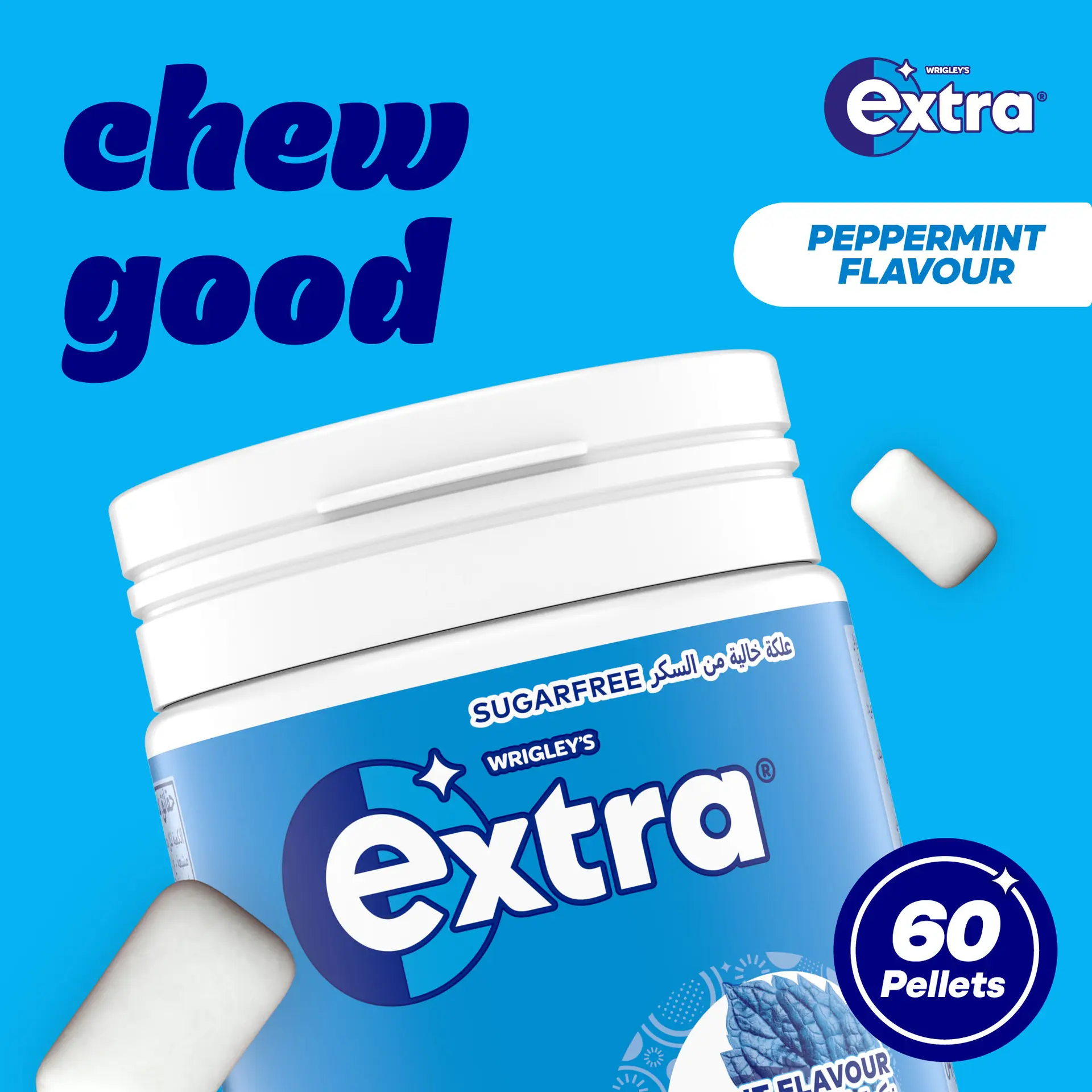 Extra 60 Pellet Bottle Peppermint - view 4