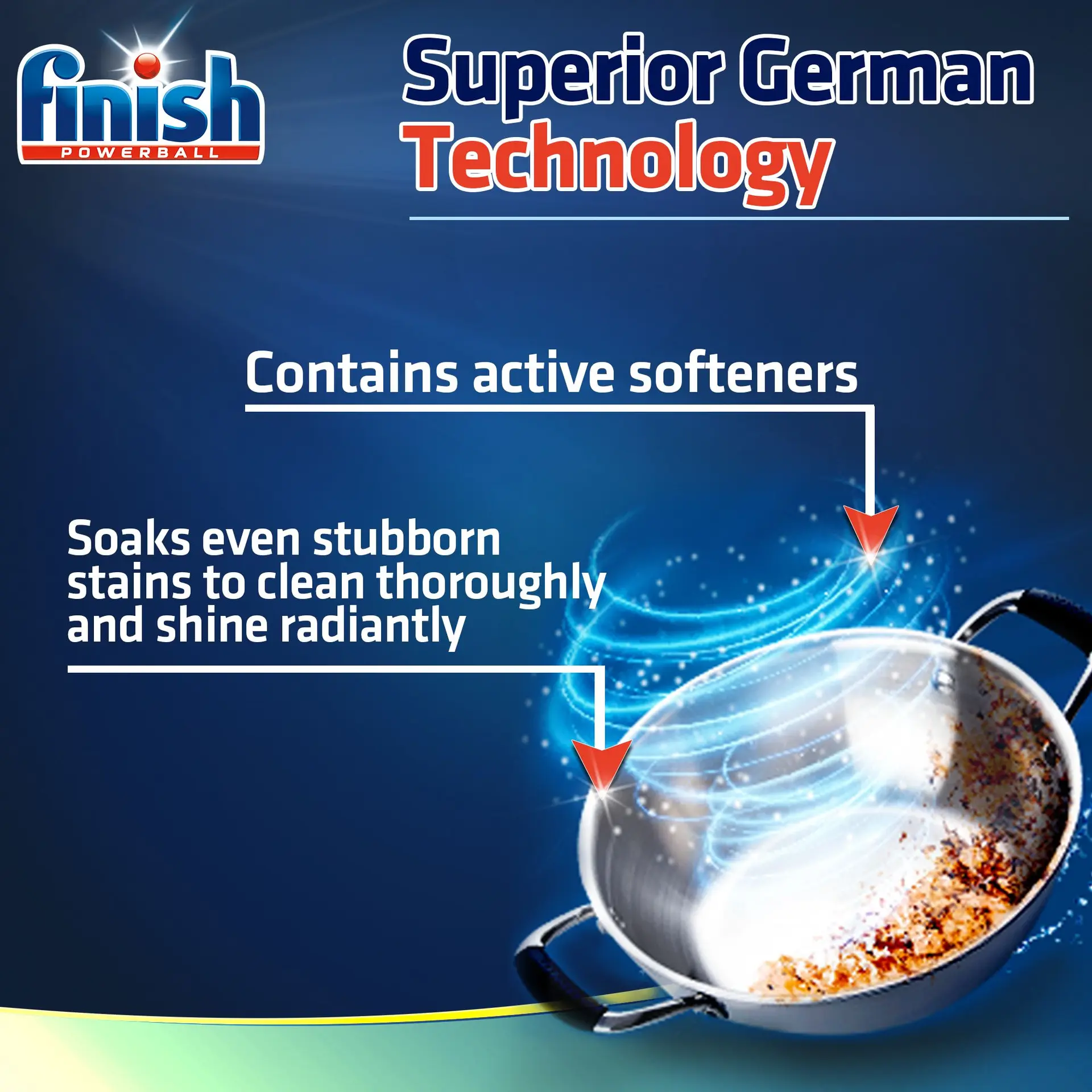 Finish Dishwasher Powder With Presoaking Action 2.5 kg - view 3