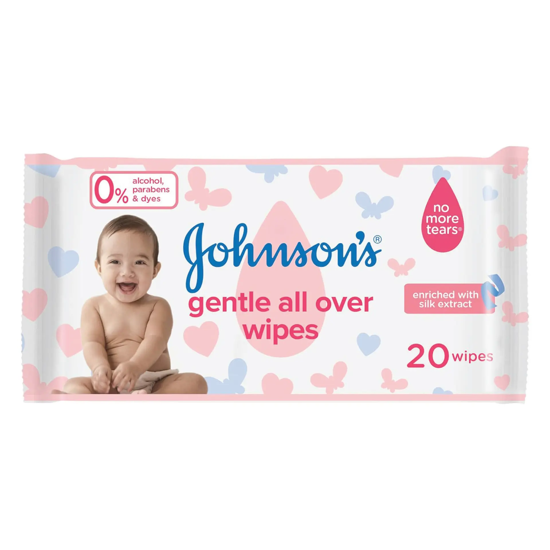 Johnson's Baby Wipes Gentle All Over 20 Wipes - view 1