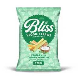 Kitco Bliss Veggie Straws Zaatar With Creamy Youghurt 170 gm