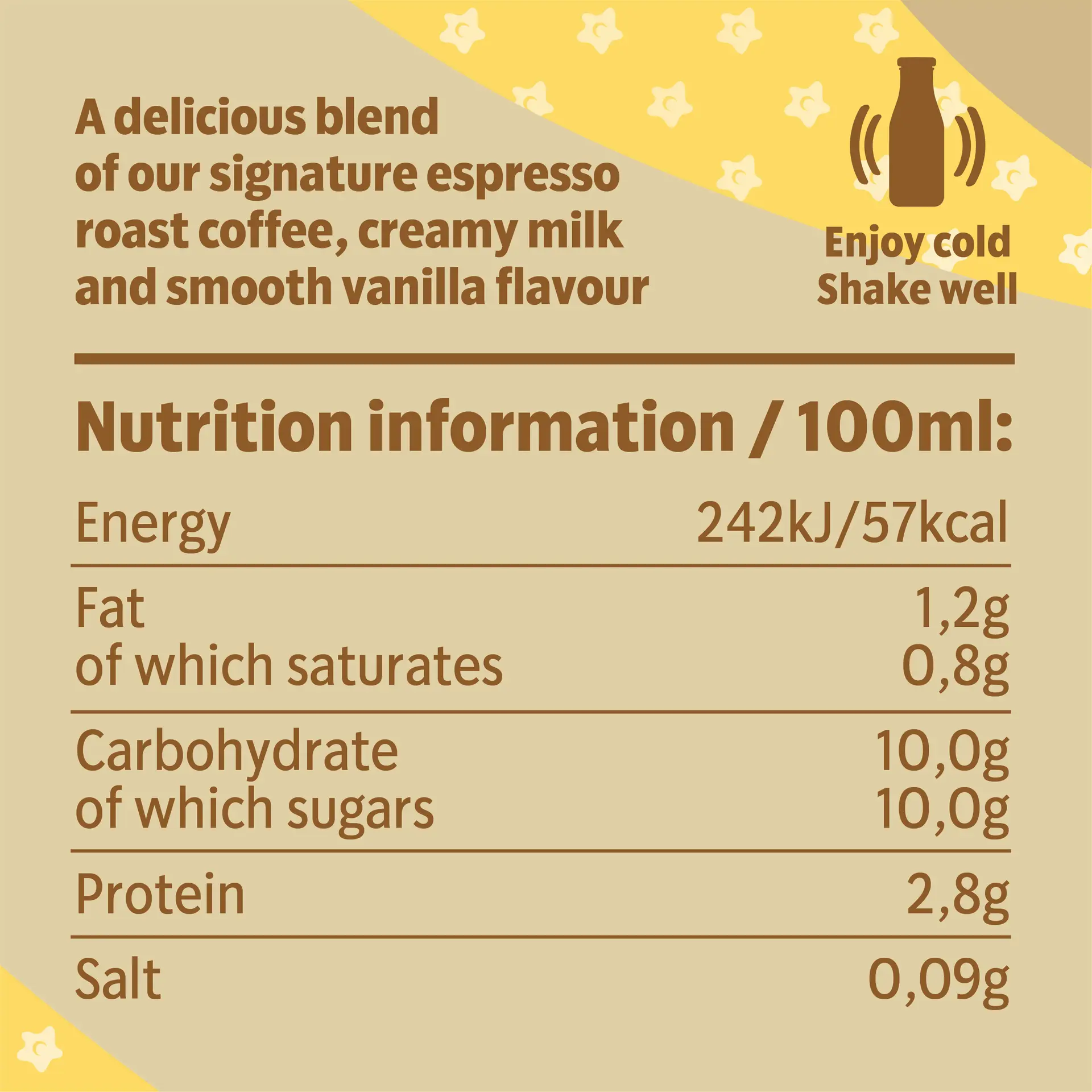 Starbucks Frappuccino Vanilla Ice Coffee Low Fat 250 ml - view 2