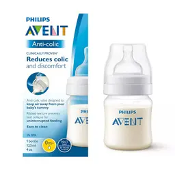 Philips Avent Anti-Colic Plastic Bottle125  ml