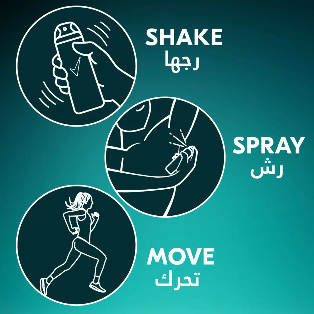 Rexona Antiperspirant Deodorant Spray Shower Fresh 150 Ml - view 3