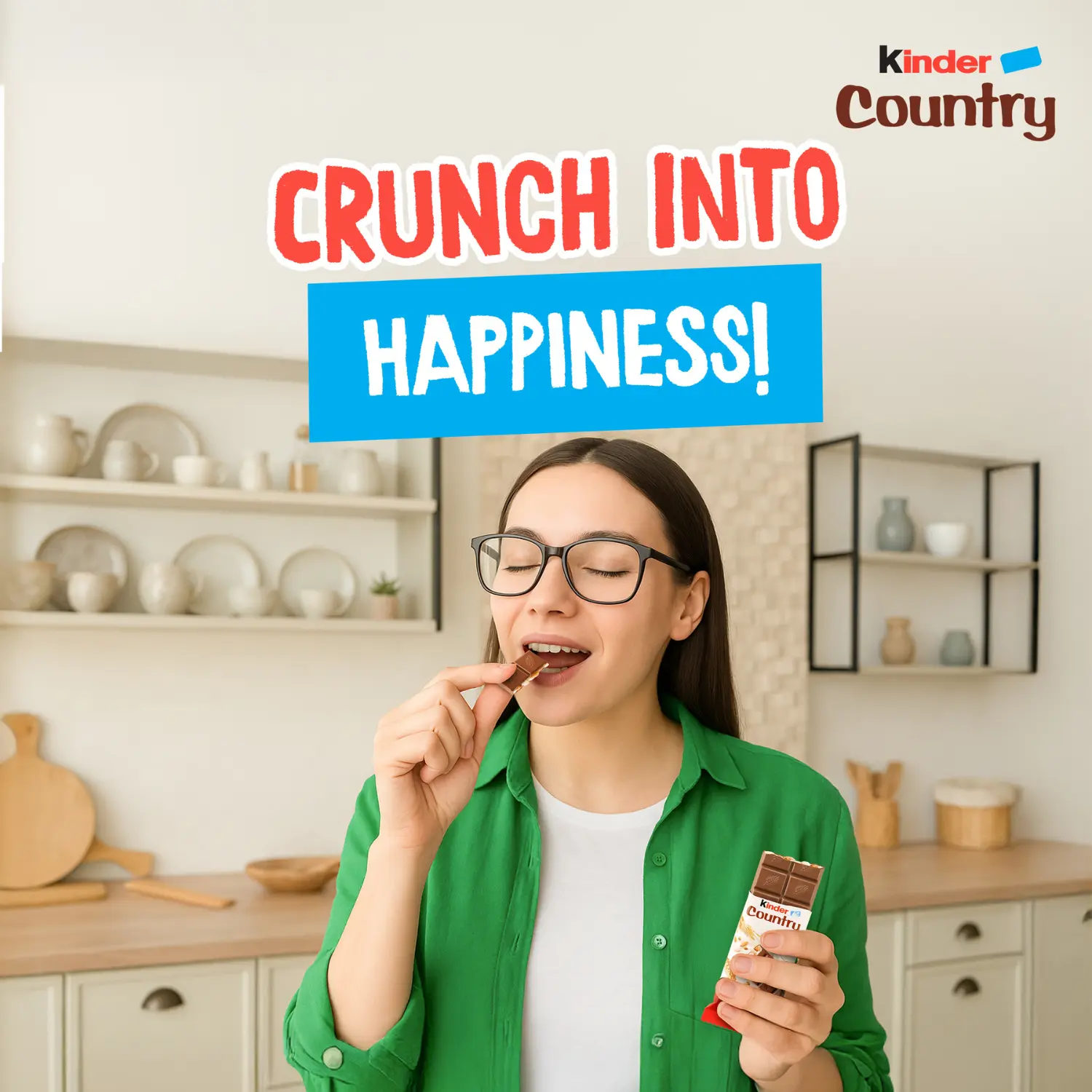 Kinder Country Milk Chocolate Bars with Milky Filling and Cereals Multipack 9 Bars 211.5 gm - view 9
