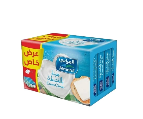 Almarai Cream Cheese 6 Portions 108 Gm 3+1 Free