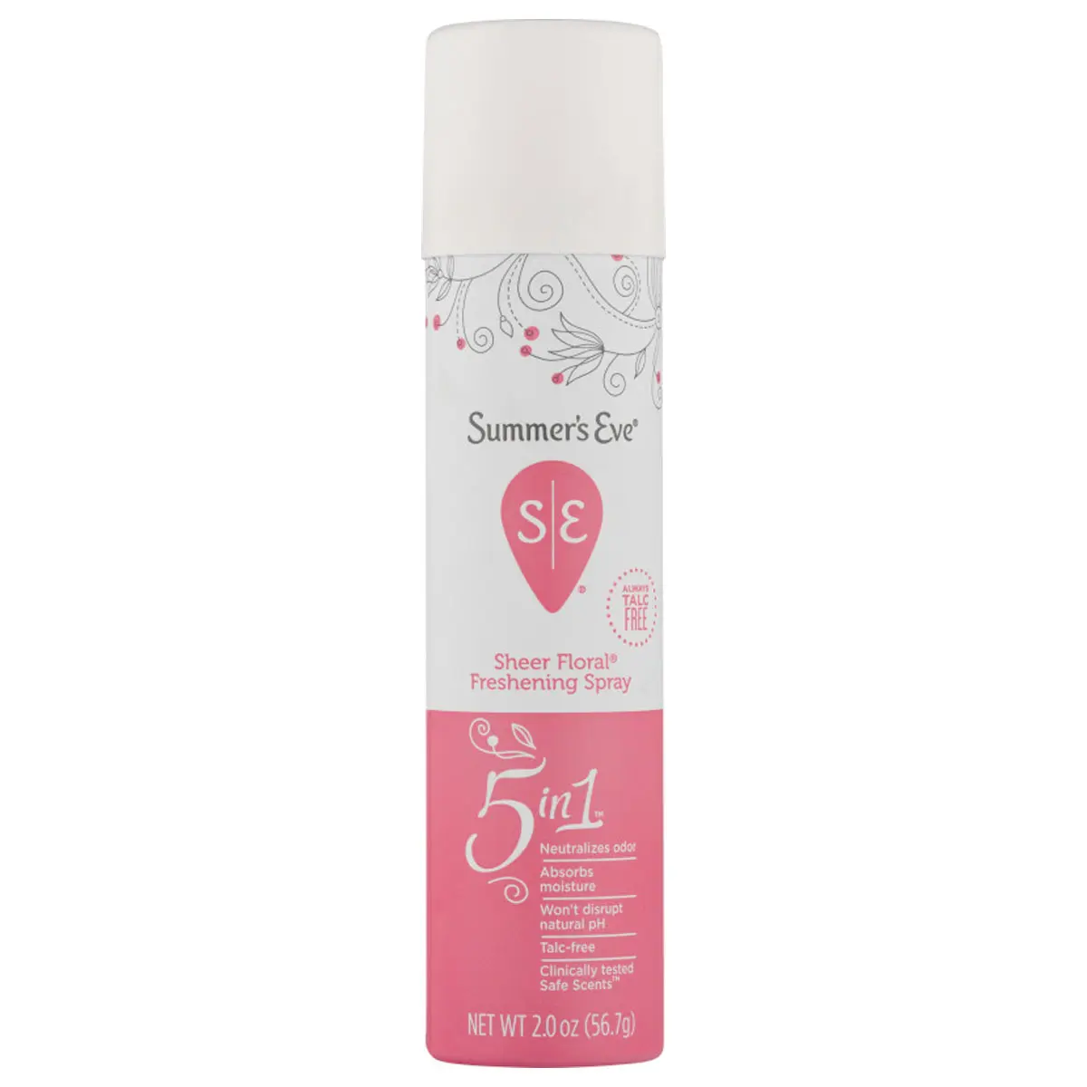 Summer'S Eve Floral Sheer Scented Spray For Intimate Area 56.7 gm - view 1