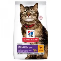Hill's Science Plan Sensitive Stomach & Skin Adult Cat Food with Chicken 1.5kg
