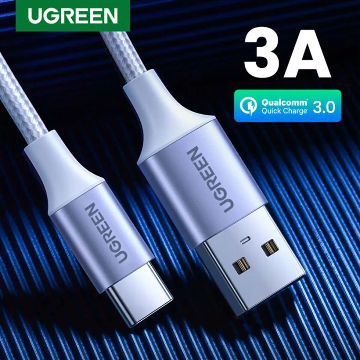 Ugreen Charging Cable USB C To USB 3 m Silver - view 8