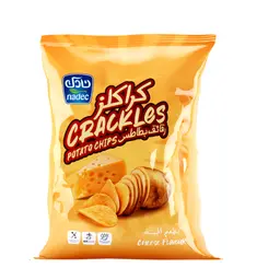 Nadec Crackles Potato Chips Cheese Flavour 155 Gm