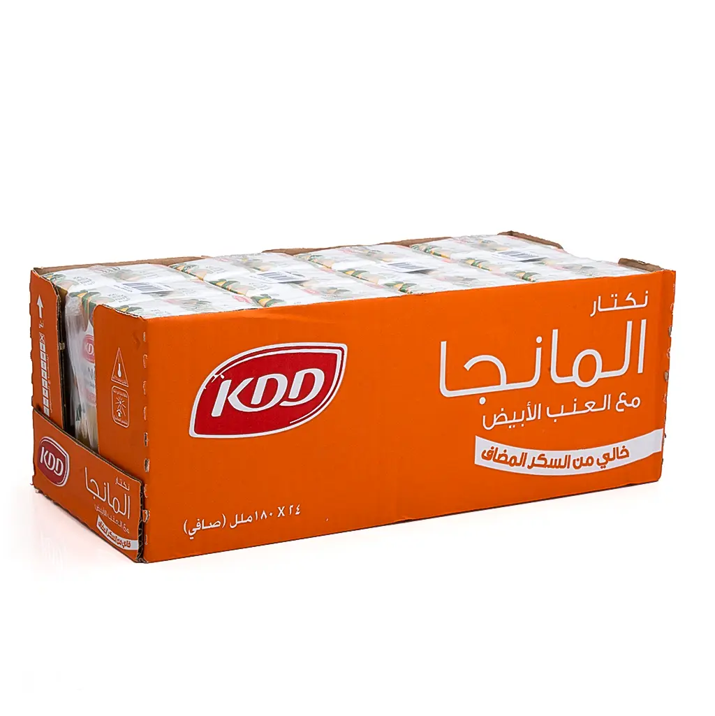 كي دي دي نكتار مانجا مع عنب ابيض بدون سكر مضاف 24 حبة 180 مل - view 1
