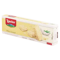 Loacker Pasticceria Wafer With White Chocolate & Coconut 100 gm