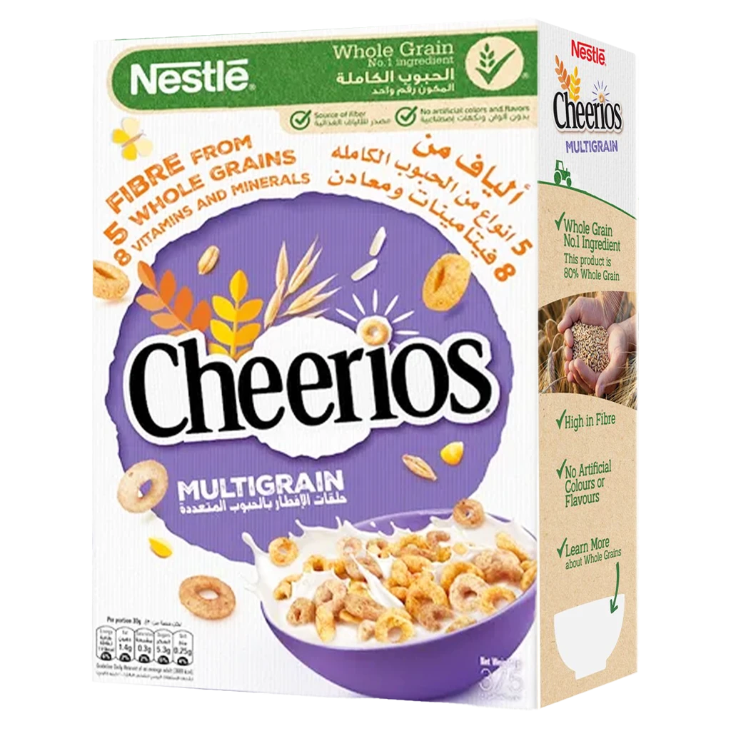 Cheerios Multi Wholegrains Breakfast Cereal 375 gm