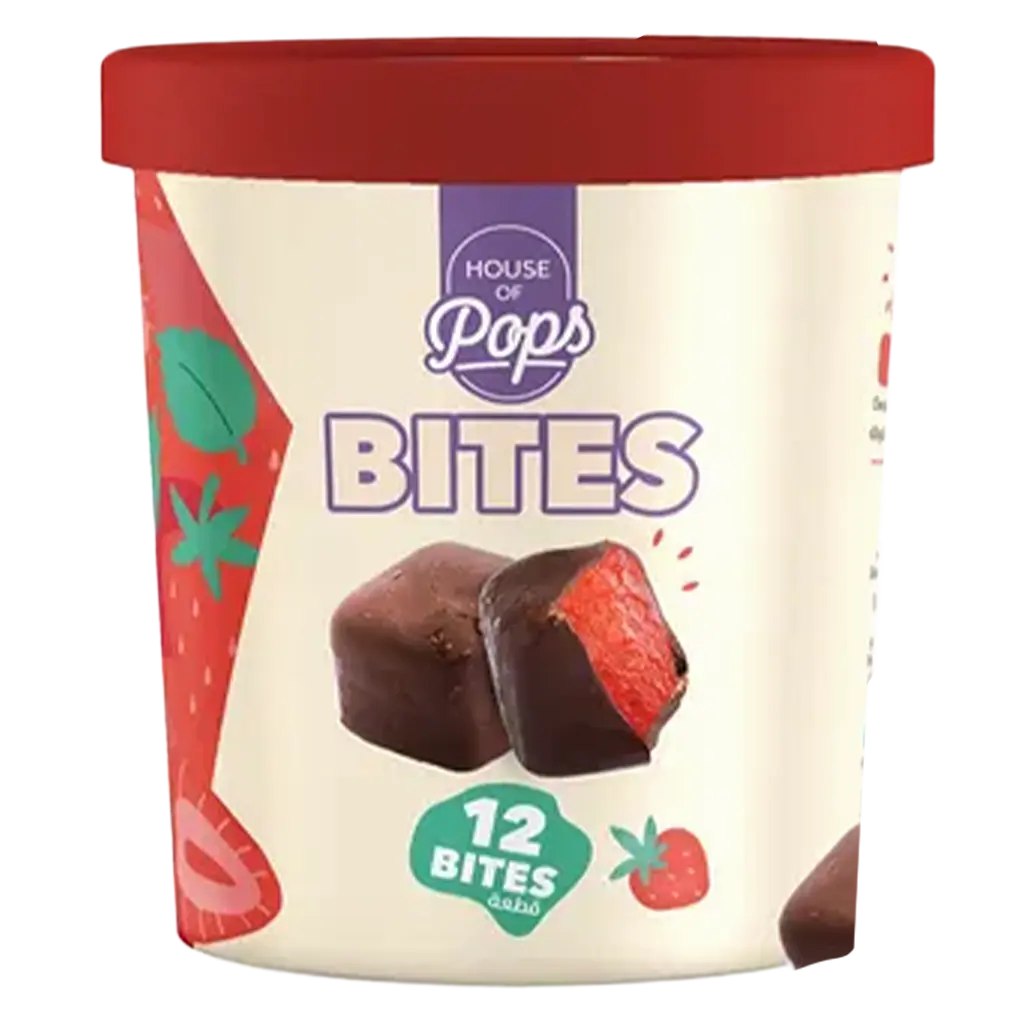 House Of Pops Ice Cream Strawberry Choco Bites 12 pcs 11.5 gm - view 1
