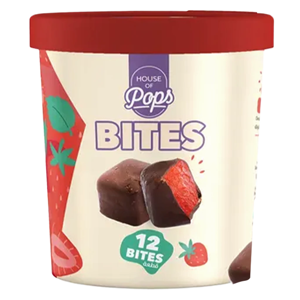 House Of Pops Ice Cream Strawberry Choco Bites 12 pcs 11.5 gm