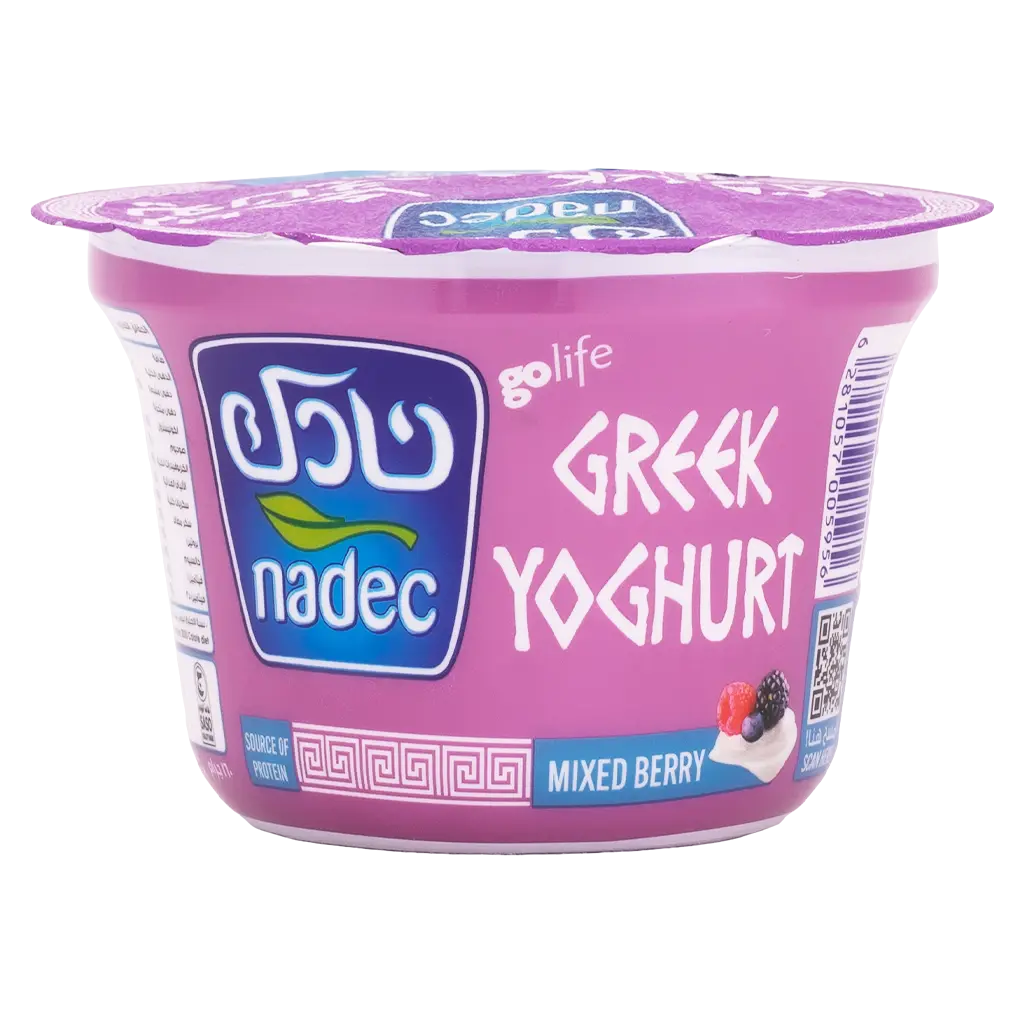 Nadec Yoghurt Greek Mixed Blue Berry 160 gm - view 2