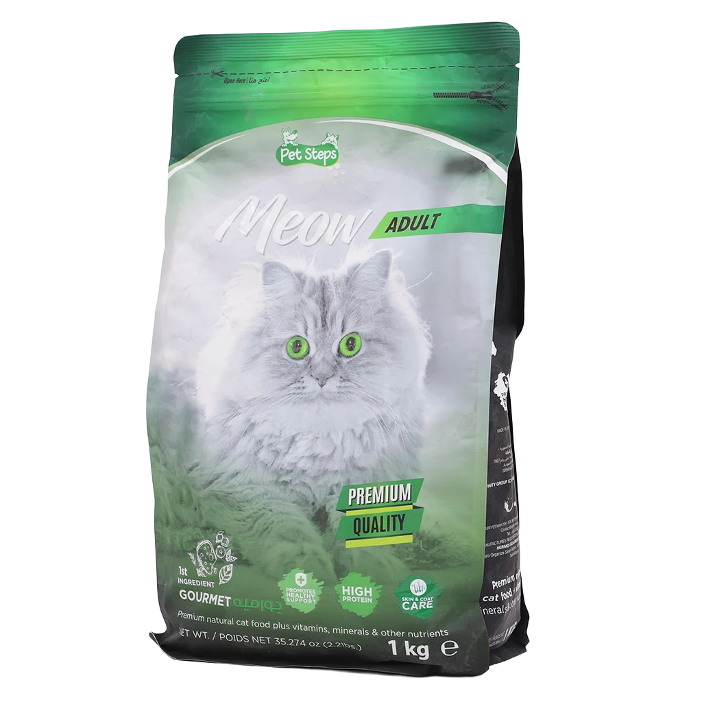 Meow Dry Food for Cats with Gourmet 1 kg