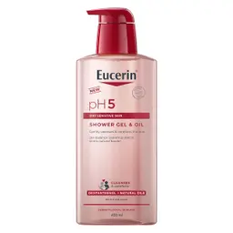 Eucerin pH5 Body Wash Shower Gel & Oil Cleanser 400ml