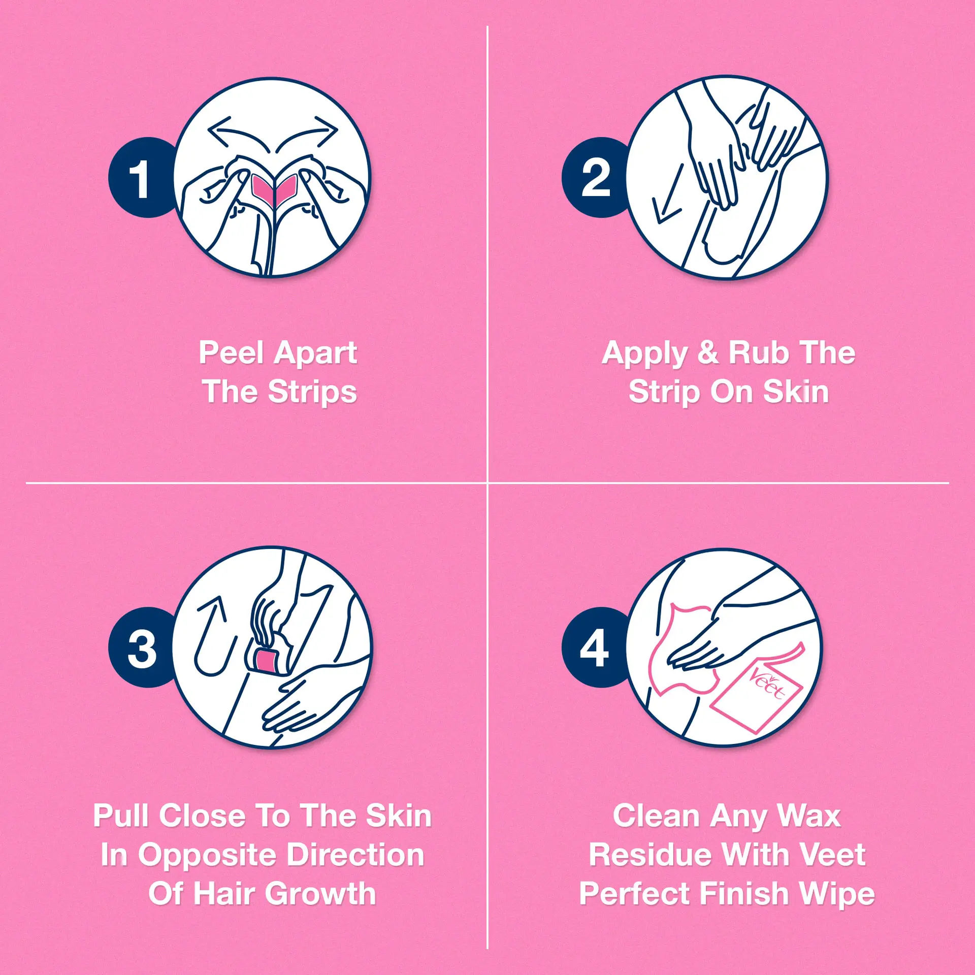Veet Hair Removal for Dry Skin 20 Strips - view 5