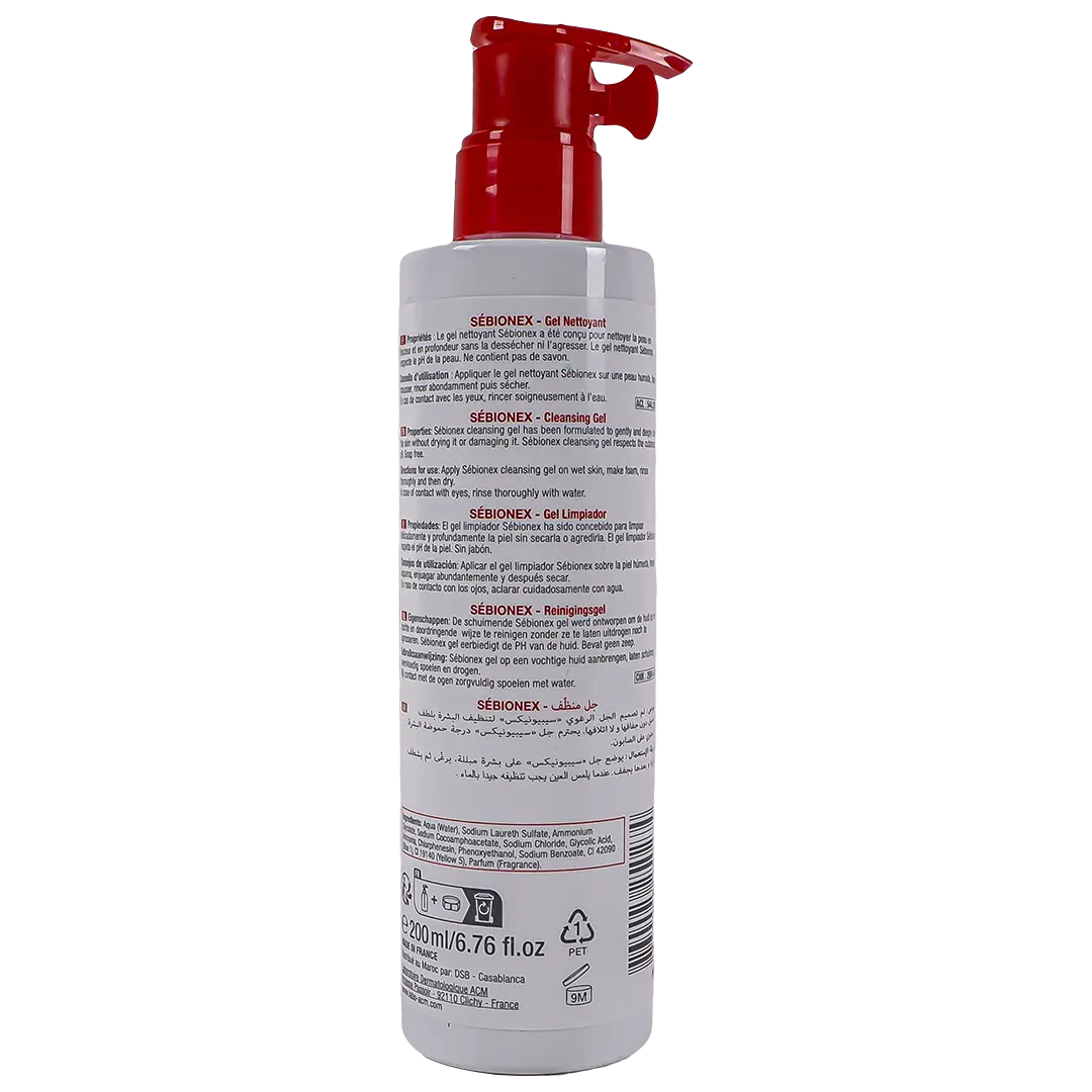 Acm Sebionex Cleansing Gel Purifies Oily Skin 200 ml - view 2