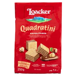 Loacker Wafer With Hazelnut 250 gm