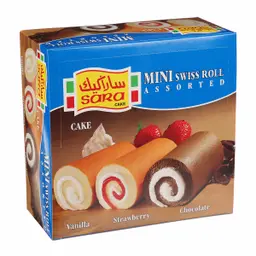 Sara Cake Single Mini Roll Assorted