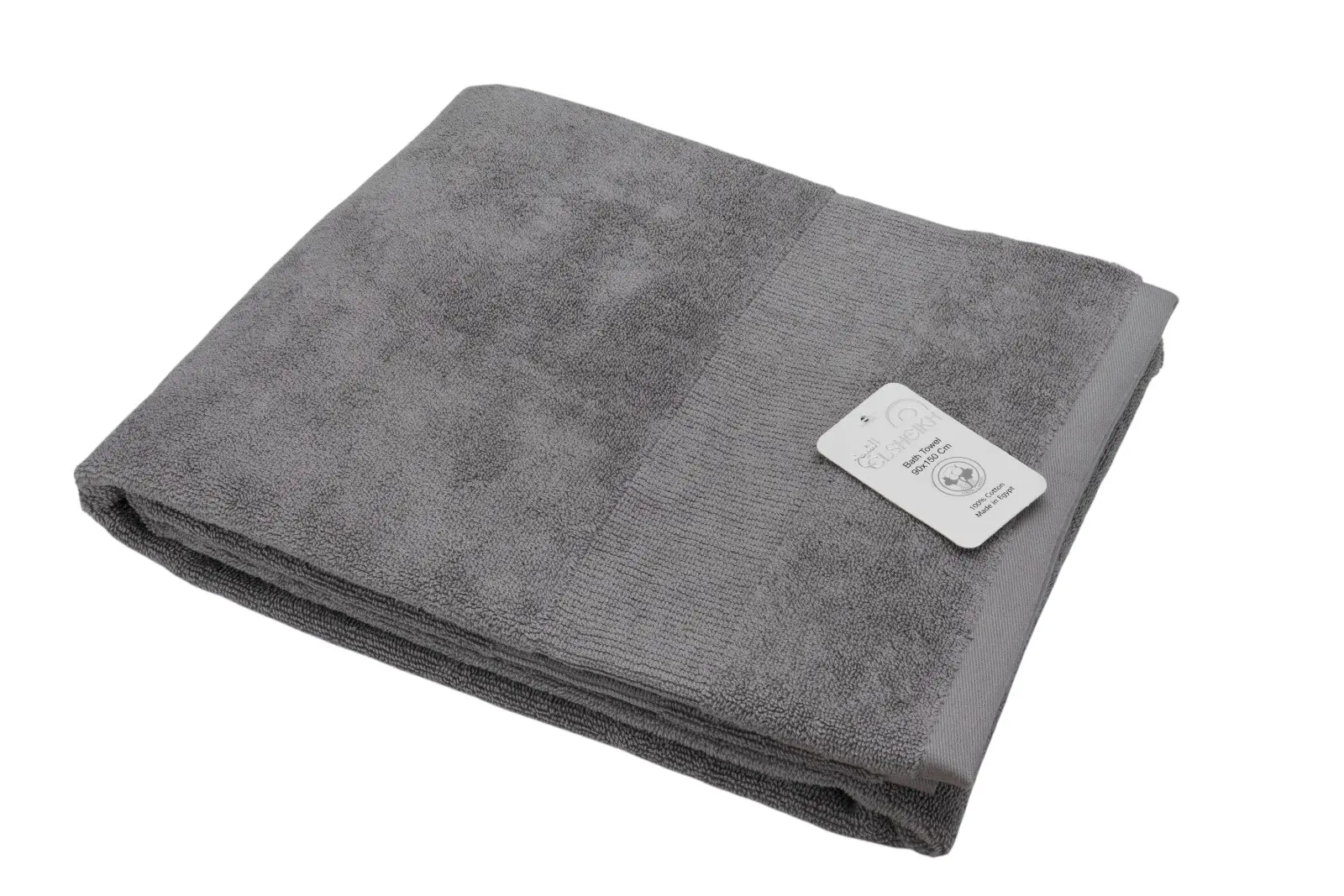 Elsheikh Gray  Bath Cotten  Towel  Size 90*150 cm  Weight 550 gm - view 1