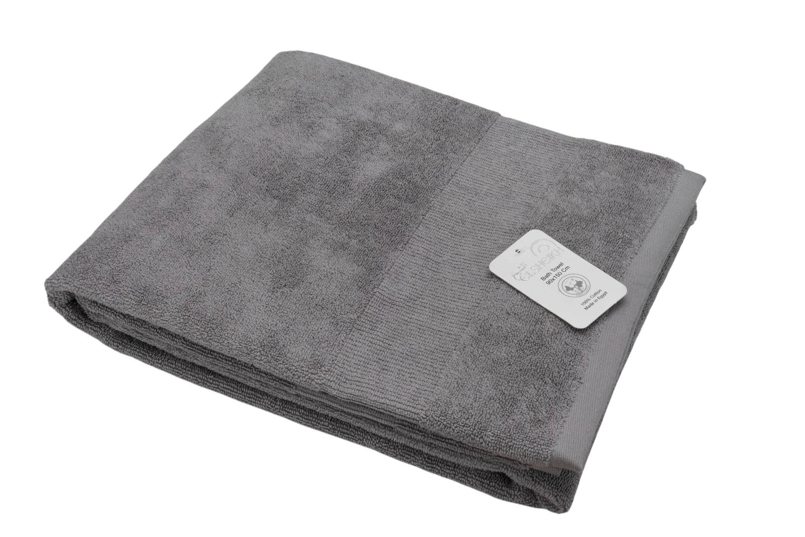 Elsheikh Gray  Bath Cotten  Towel  Size 90*150 cm  Weight 550 gm