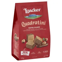Loacker Quadratini Napolitaner Wafers 125 g